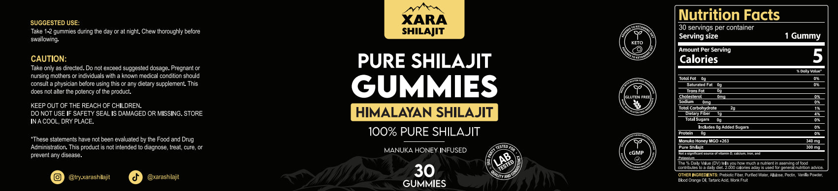SHILAJIT GUMMIES Health Products by Josla