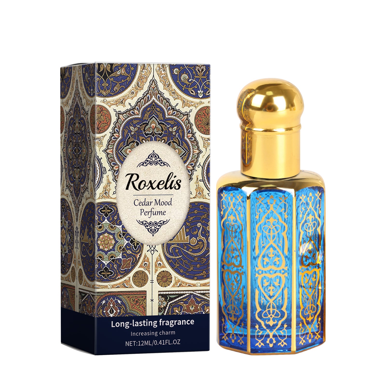 Cedar Mood Arabian Roll On Perfume Oil, Long Lasting Woody Fragrance For Men Women, 12ml by Josla
