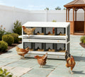 Chicken Nesting Box, 8 Compartment Wood Laying Boxes For Chicken Coop by Josla