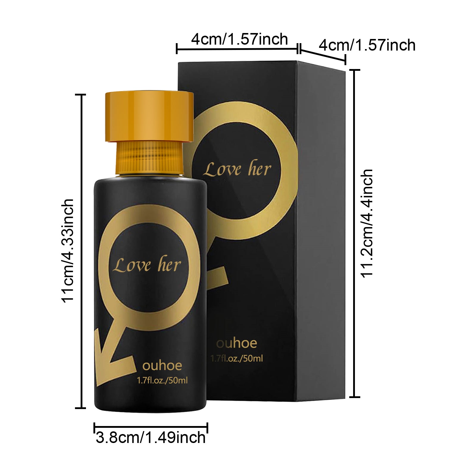 Love Her Perfume , 50ml Romantic Charm Scent Perfume, Long Lasting Fragrance For Dating & Daily Wear by Josla