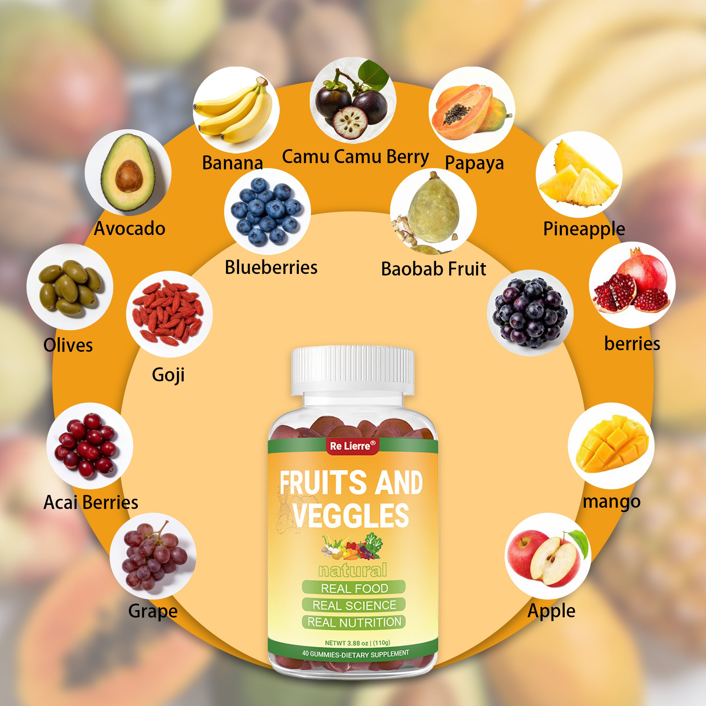 Ketogenic Diet Fruit And Vegetable Gummies by Josla