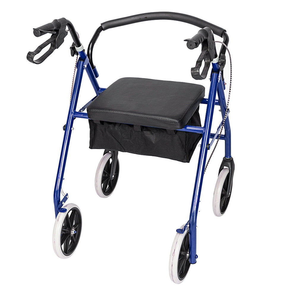 Iron Pipe Nylon Cloth Basket 286lbs, Blue And Black Color For Driving Assistance by Josla