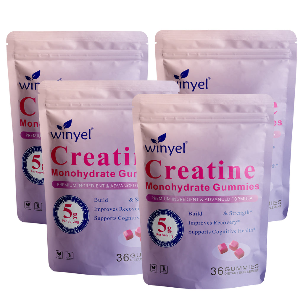 Creatine Monohydrate Gummies, 5 Grams Per Serving, Sugar-free Creatine Gummies, Suitable For Workouts, Strength, Cognitive Health, And Muscle Support, Gluten-free, Berry-enhanced, 36 Gummies. by Josla