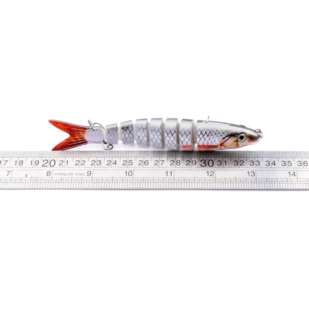 Pike Fishing Lures Artificial Multi Jointed Sections Hard Bait Trolling Pike Carp Fishing Tools by Josla
