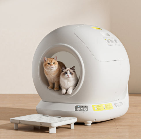 Fully Enclosed Automatic Self-cleaning Cat Litter Box With Extra-large Tray To Prevent Litter Tracking by Josla
