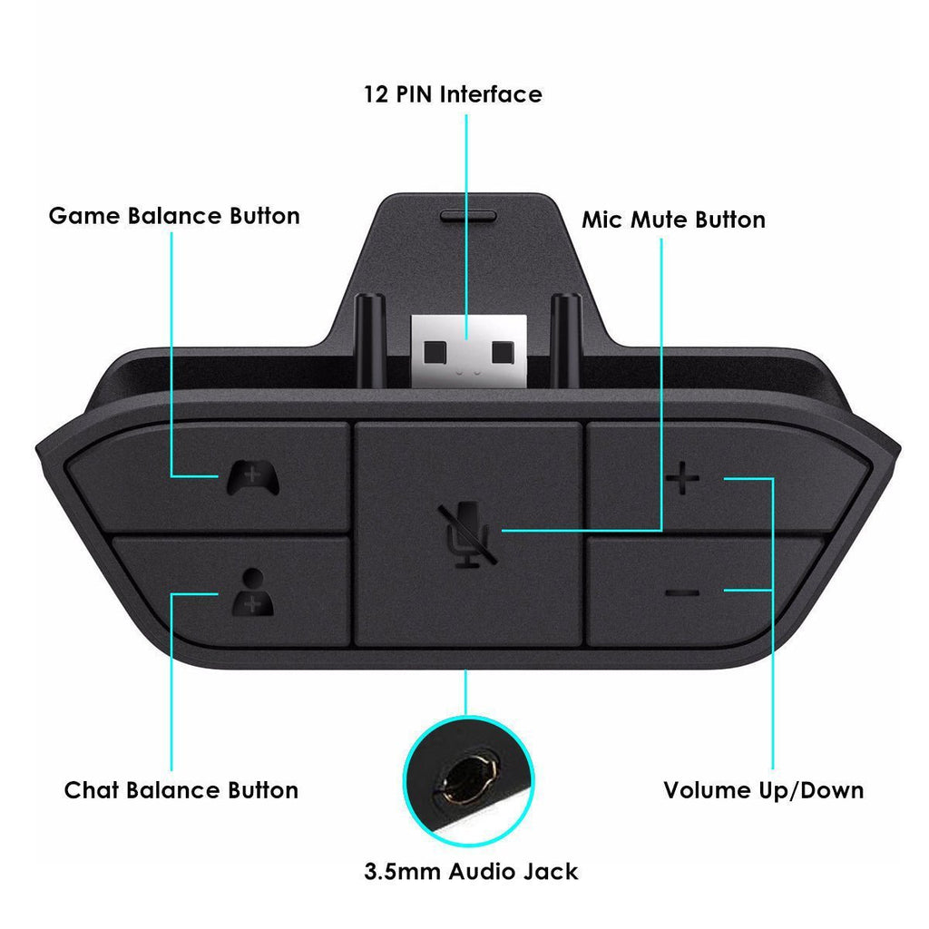 Headphone Adapter Converter Stereo Headset by Josla