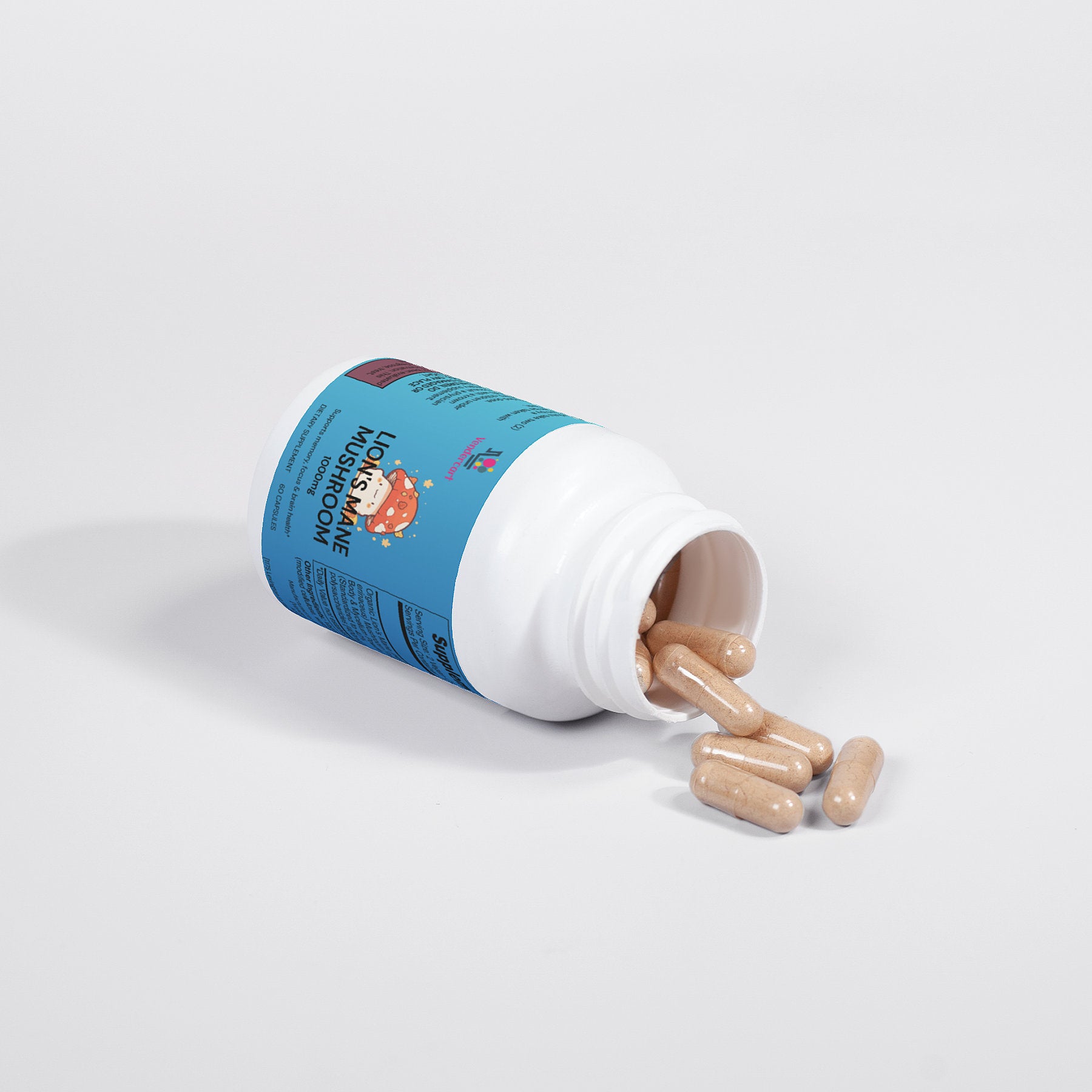 Lions Mane Mushroom Supplement Cognitive Support, Focus, Mood Boost, And Recovery For Athletes by Josla