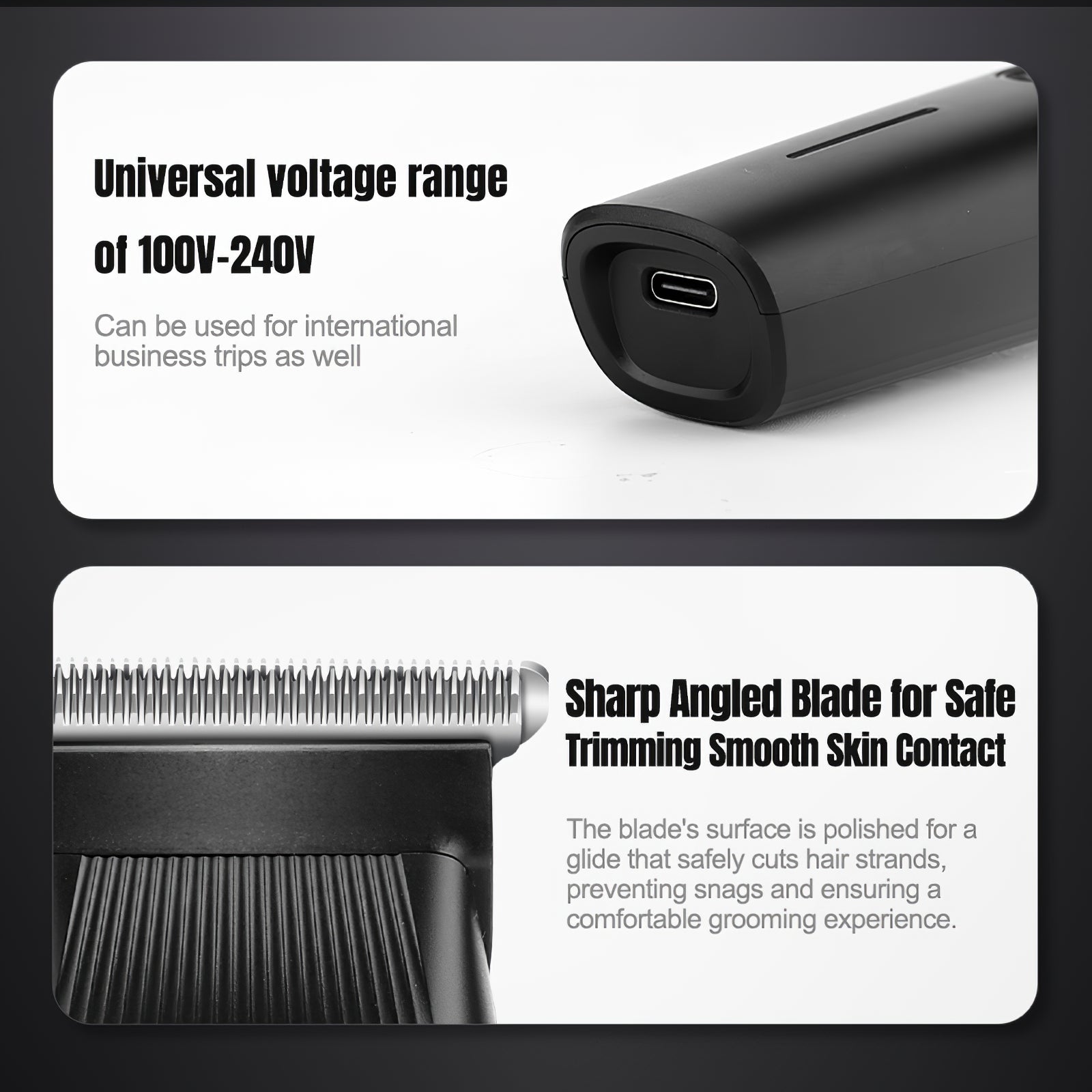 Beard Trimmer, 3 In 1 Hair Clippers And Mens Grooming Kit, Face, Nose, Ear Hair Trimmer - Black by Josla