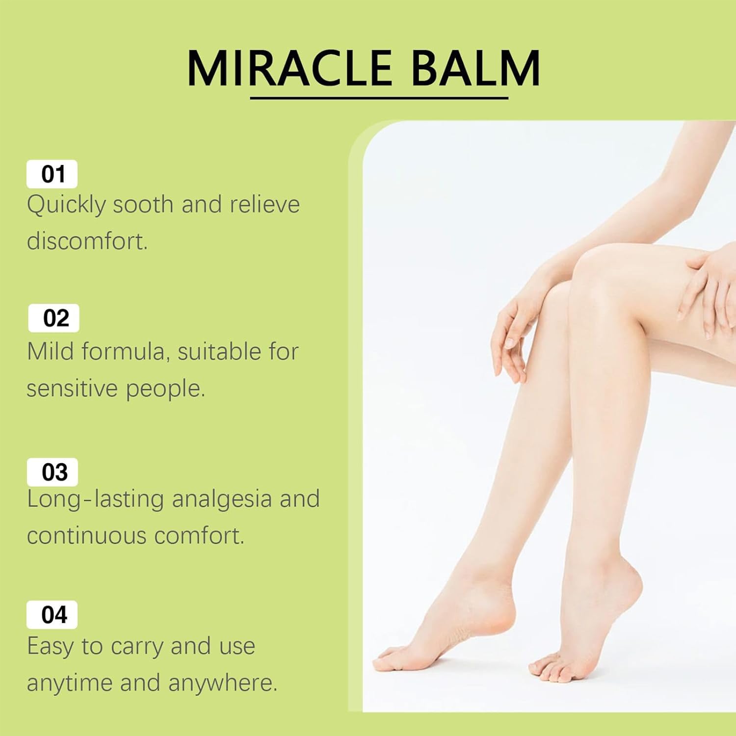2pcs Soothing Joint Cream, Soothing Cream For Back, Hands And Feet, Natural Ingredients, Non Sticky Cream For Fast Absorption by Josla