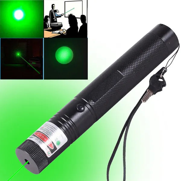 1MW Starker Grüner Laserpointer Outdoor-Lazer-Taschenlampe USB Wiederaufladbar by Josla