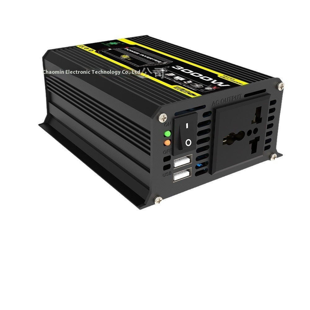 Inverter 12V To 220V110V3000W Vehicle Solar Power Conversion Inverter Off-grid High Frequency Correction by Josla