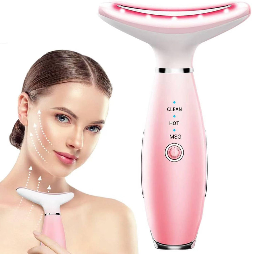 Skin Care Neck Face Massage Tool With Thermals, 3-in-1 Facial Massager by Josla