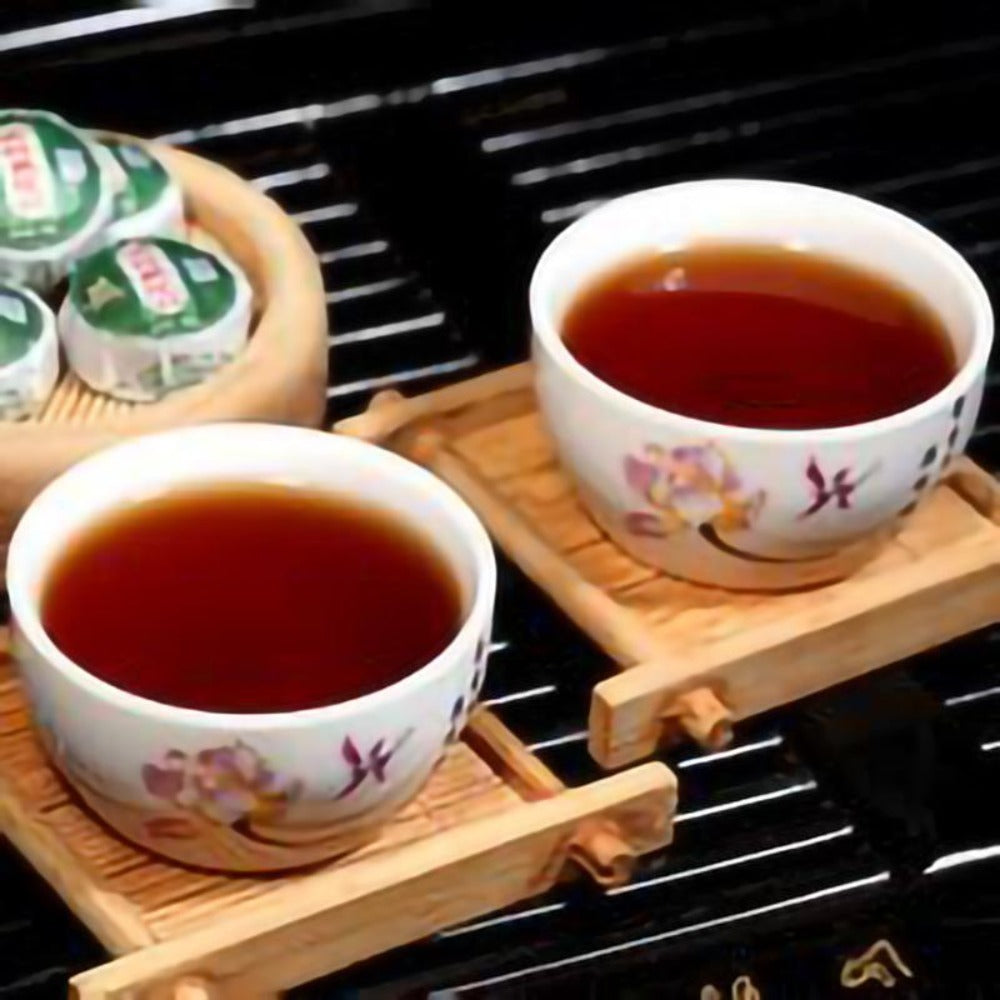 50g Yunnan Matured Pu'er Mini Pellet, Xinyi Glutinous Rice Aroma Ripe Pu'er by Josla