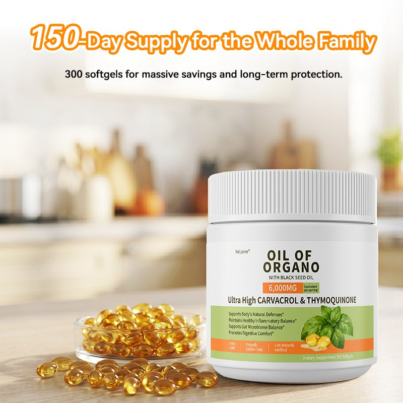 RELIERRE Oregano Oil Soft Capsules by Josla