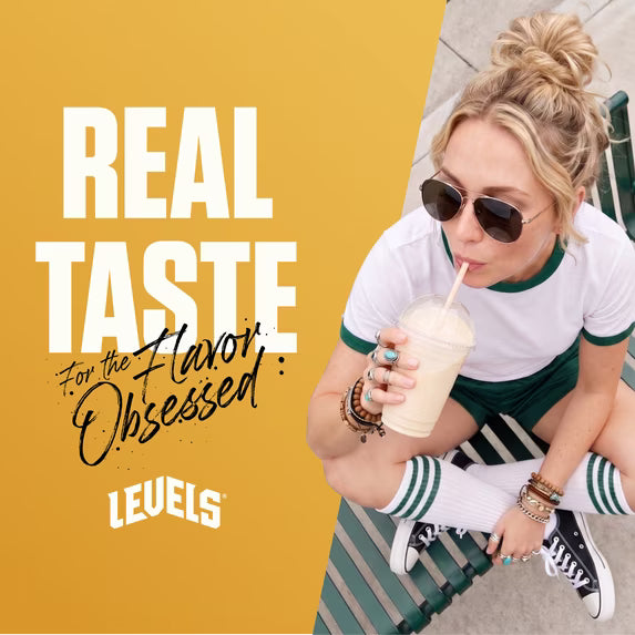 Levels Grass Fed Whey Protein Powder, No Artificials, 24G of Protein, Vanilla Bean, 1.48LB by Josla Marketplace