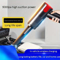 Wireless-red Car Vacuum Cleaner Wireless Usb Charging Car Vacuum Cleaner Home Handheld Mini Desktop Vacuum Cleaner Portable by Josla