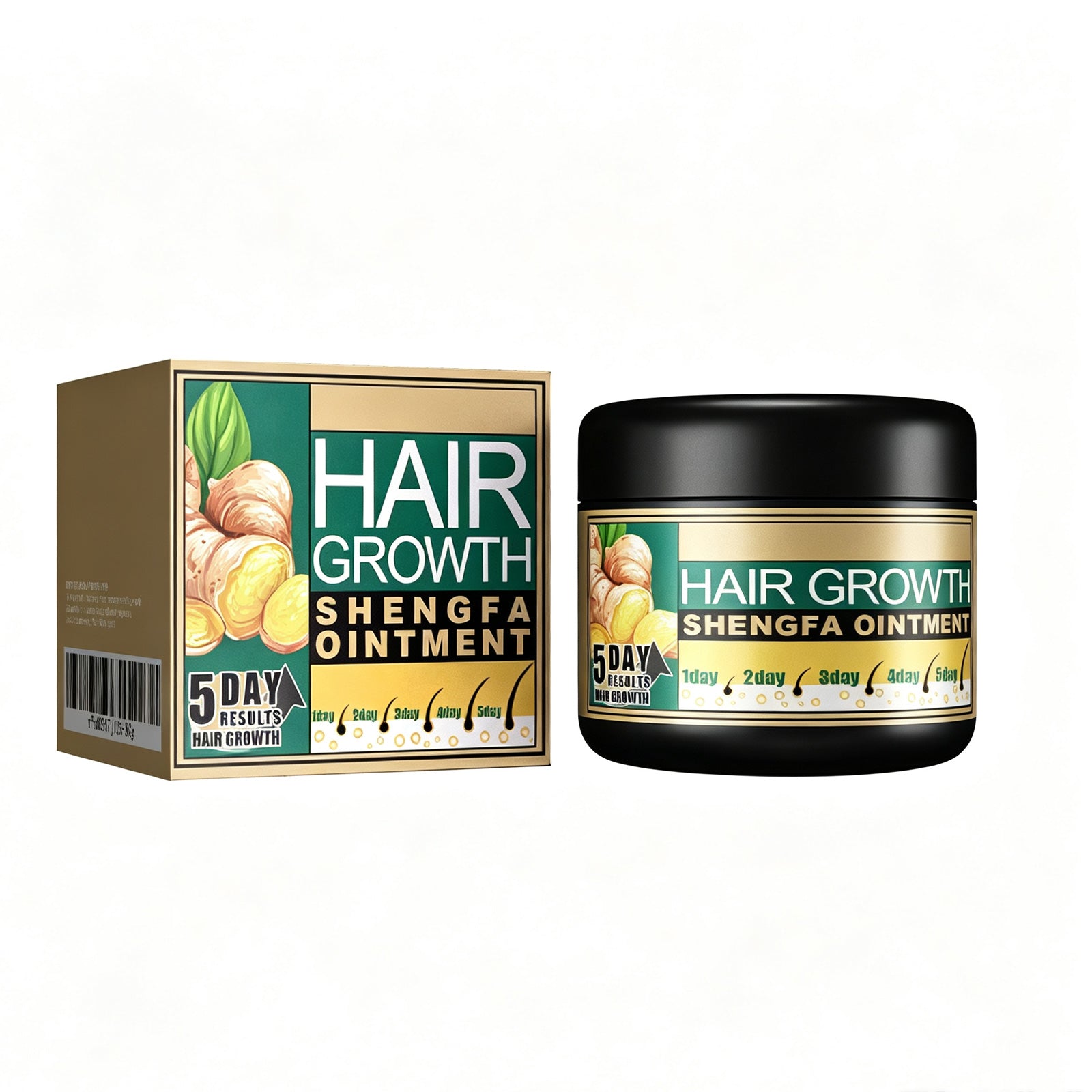 Ginger Hair Growth Ointment, Nourishing Scalp Care Cream For Thinning Hair, Anti Hair Loss Treatment With Ginger Root Extract by Josla