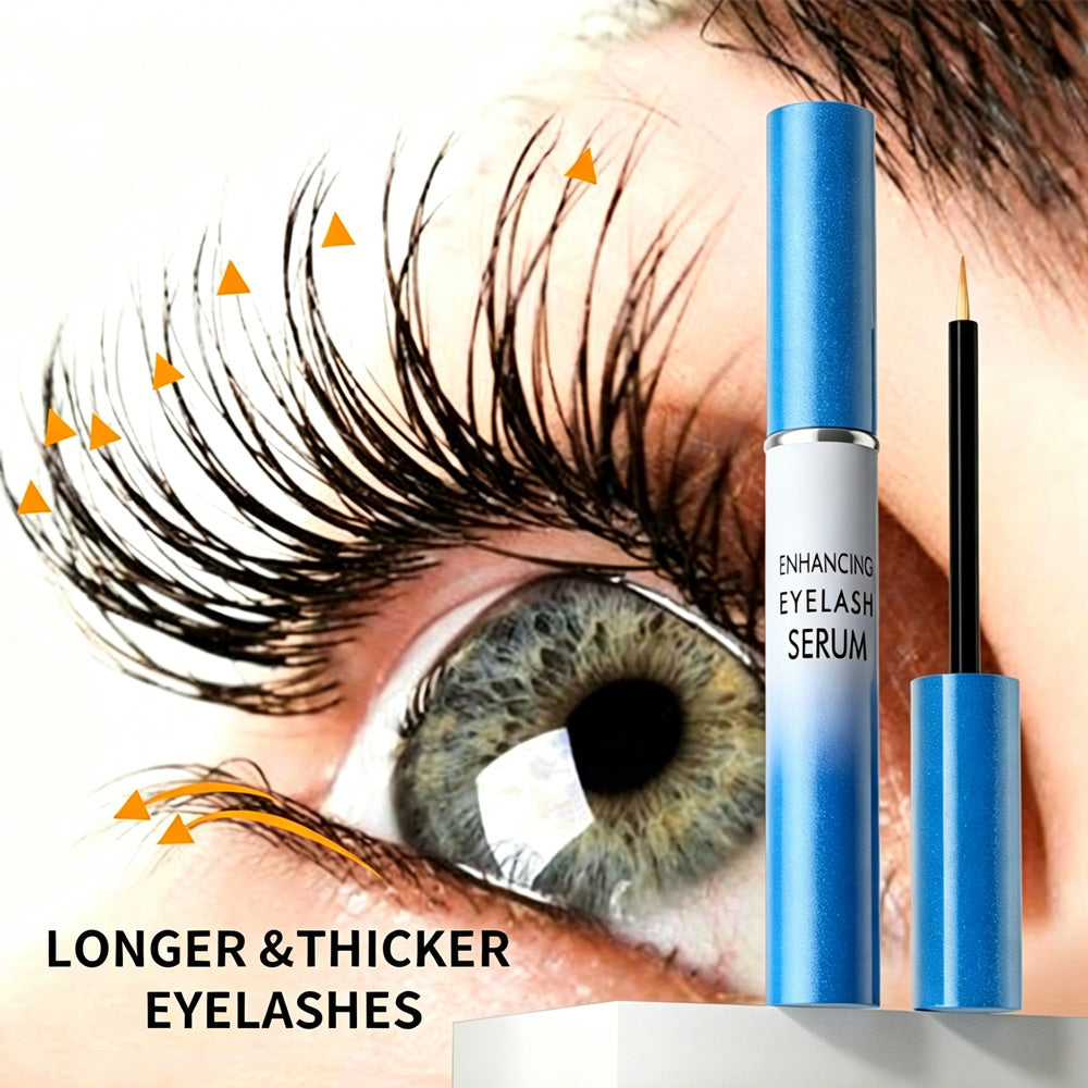 Eyelash Growth Serum,Eyelash Serum Black Thick Eyelash Serum Long Curling,Peptide Lash Enhancer For Longer, Thicker Lashes & Brows,4ml by Josla