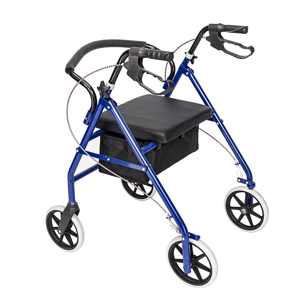 Iron Pipe Nylon Cloth Basket 286lbs, Blue And Black Color For Driving Assistance by Josla