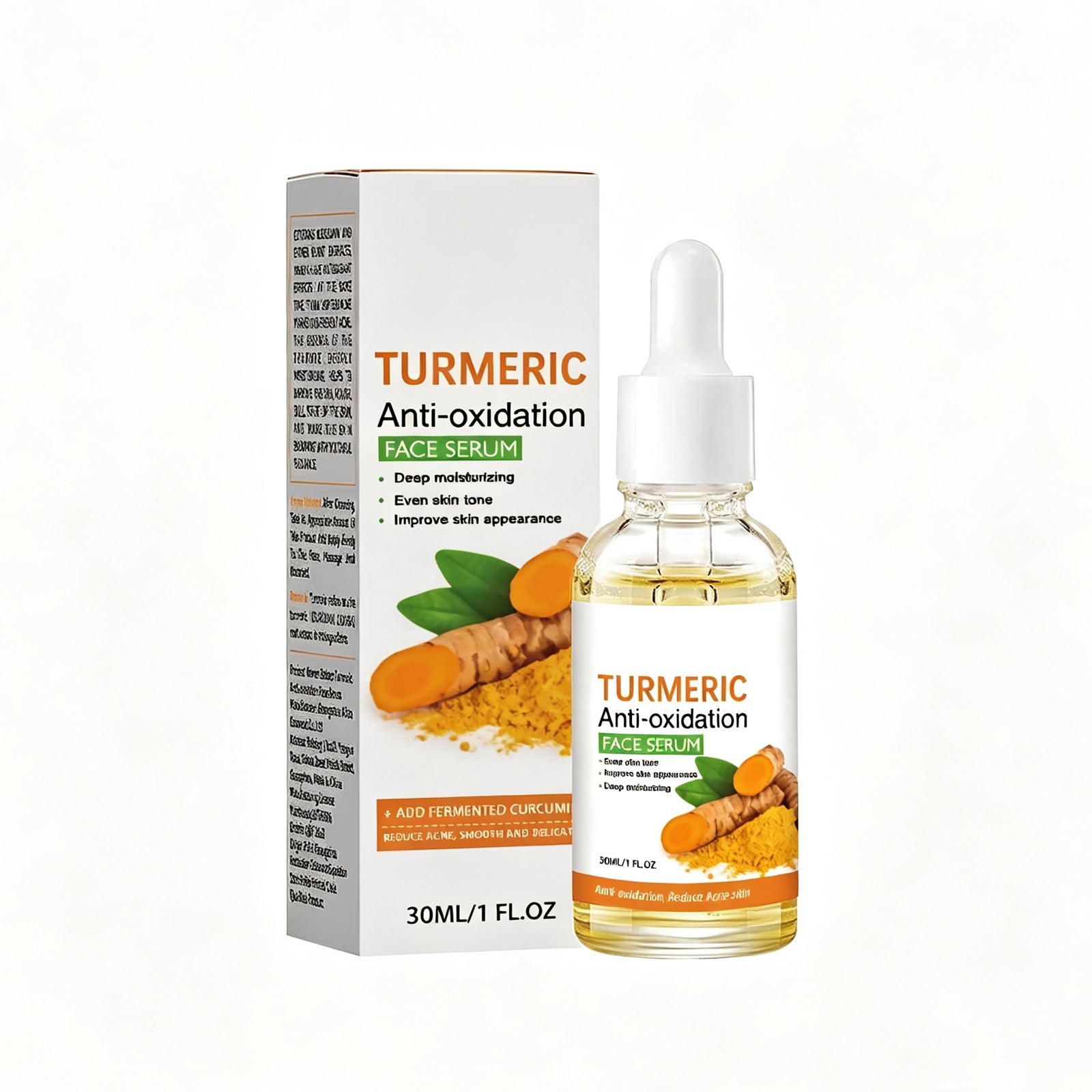 Turmeric Anti-Oxidation Face Serum, 30ml Hydrating Brightening Serum For Acne Marks & Uneven Skin Tone by Josla