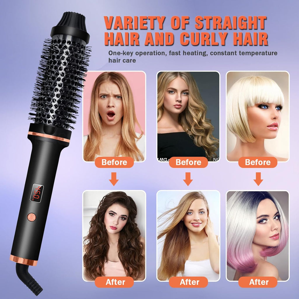 Hot-Air Brushes Thermal Brush 1.5 Inch Curling Iron Volumizing Brush by Josla