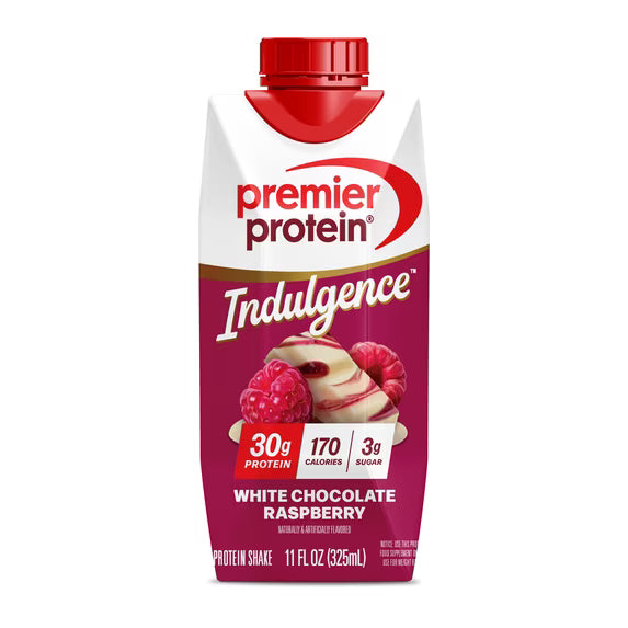 Premier Protein Indulgence Protein Shake, White Chocolate Raspberry, 30g Protein, 11 fl oz, 4 Ct by Josla Marketplace
