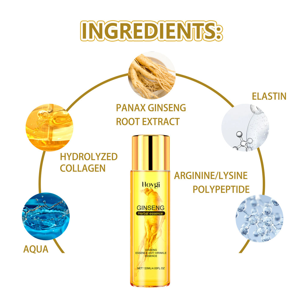 Hoygi Ginseng Essence Anti Wrinkle Essence, Repairing Facial Fine Lines Improve Dark Heavy Moist Tight Anti-Wrinkle Cream by Josla