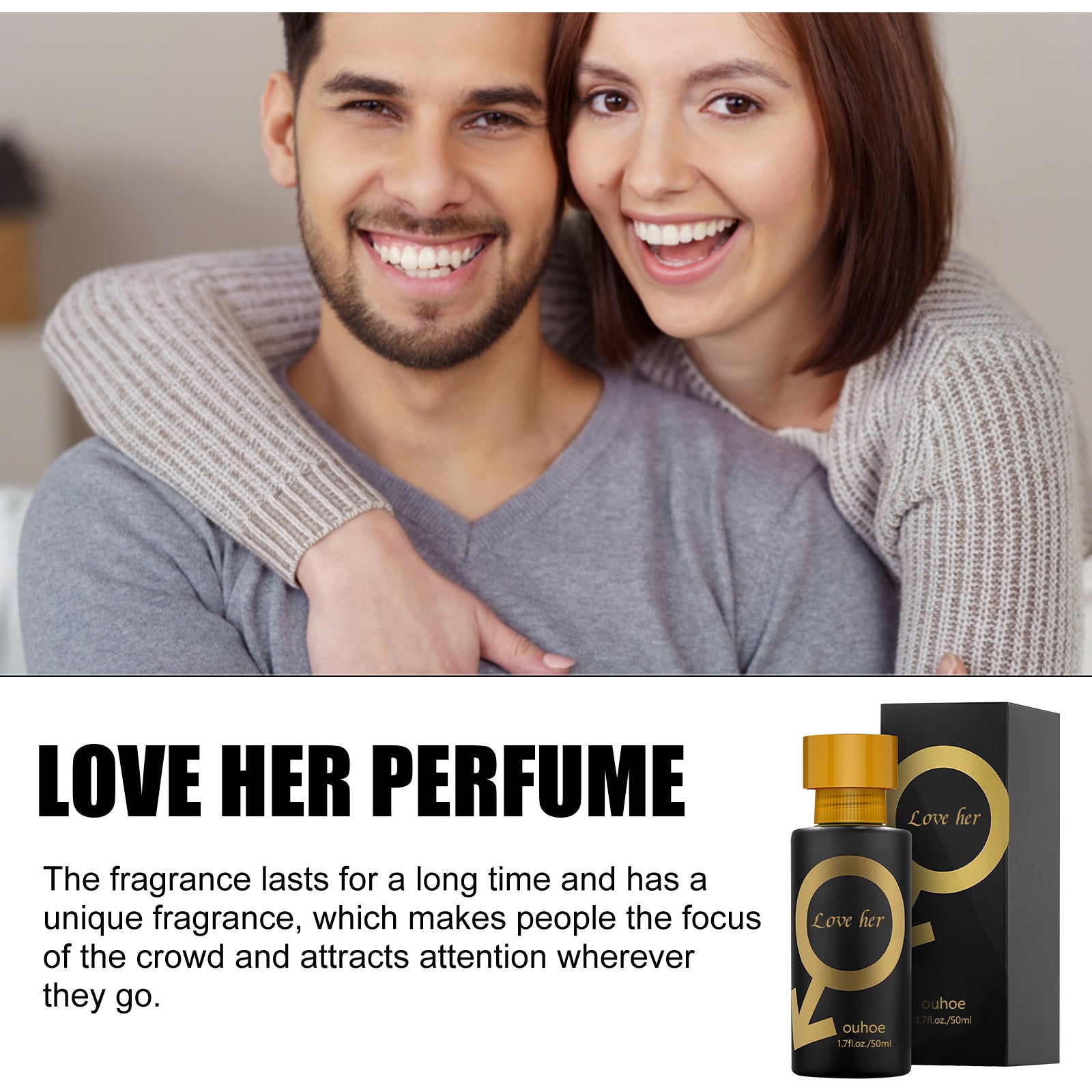 Love Her Perfume , 50ml Romantic Charm Scent Perfume, Long Lasting Fragrance For Dating & Daily Wear by Josla