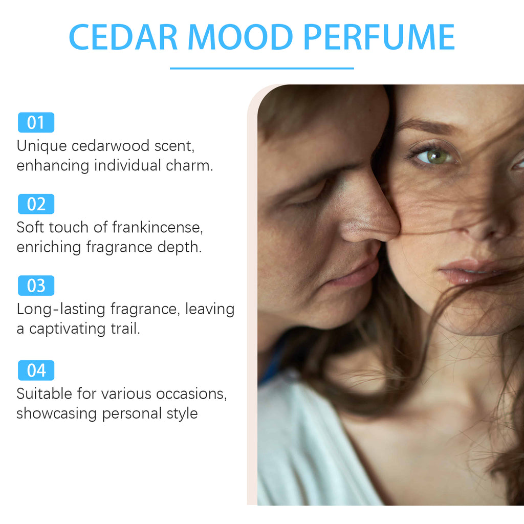 Cedar Mood Arabian Roll On Perfume Oil, Long Lasting Woody Fragrance For Men Women, 12ml by Josla