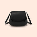 Crossbody Bag Vegan Leather Women Retro Small Saddle Satchel Shoulder Bag With Long Adjustable Strap by Josla