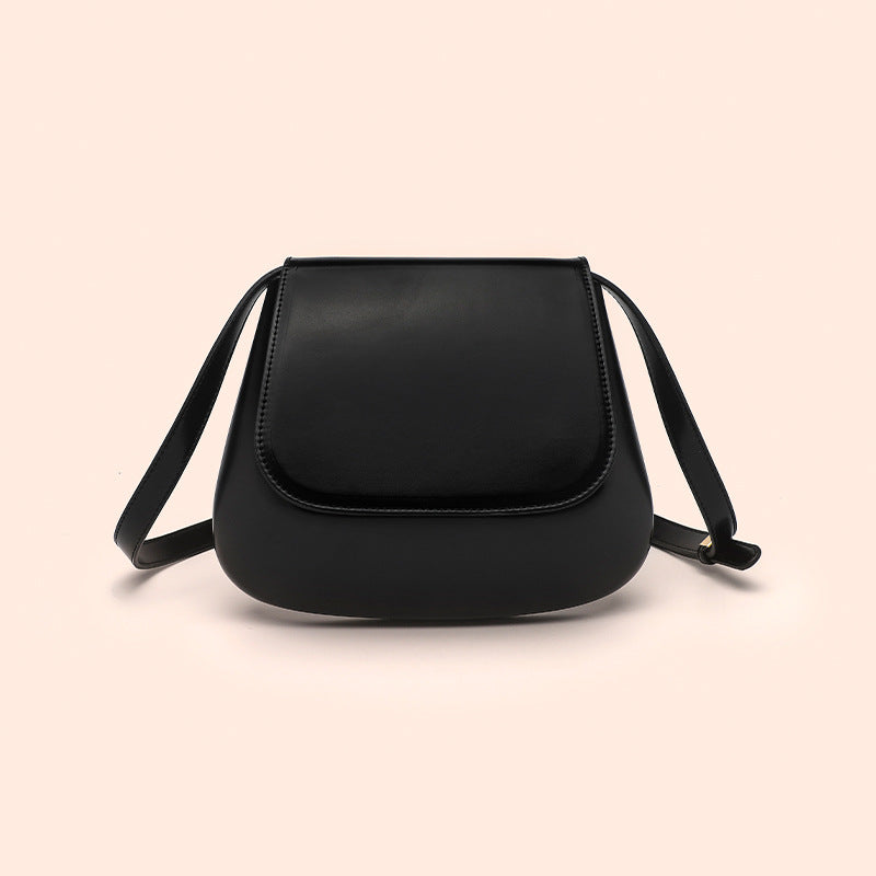 Crossbody Bag Vegan Leather Women Retro Small Saddle Satchel Shoulder Bag With Long Adjustable Strap by Josla