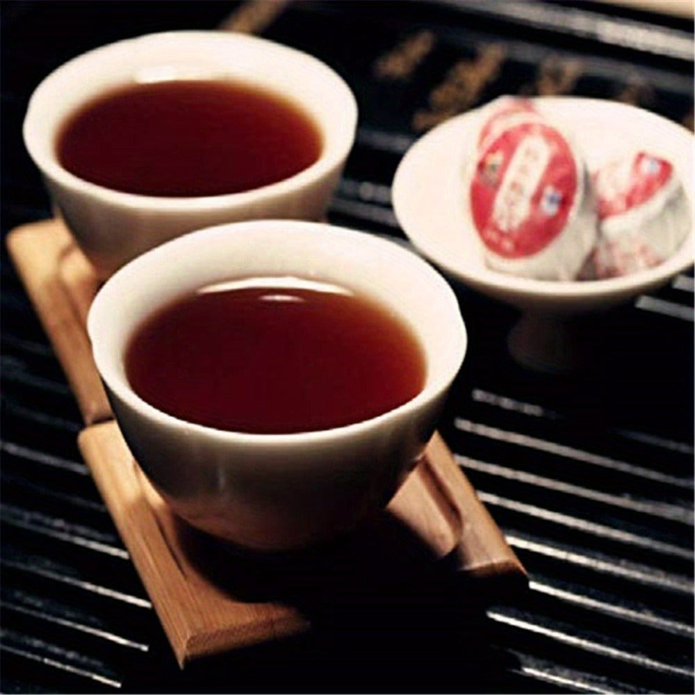 50g Yunnan Matured Pu'er Mini Pellet, Xinyi Glutinous Rice Aroma Ripe Pu'er by Josla
