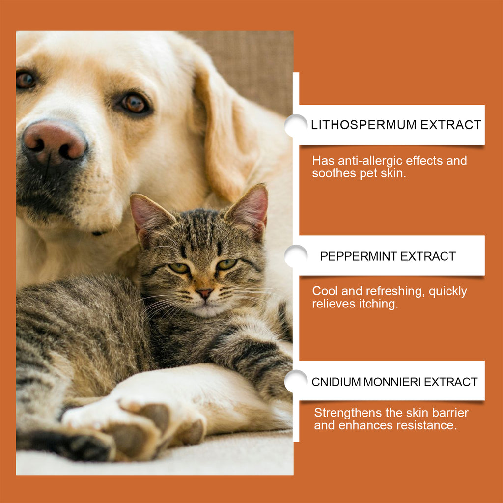 Pet Itch & Allergy Relief Cream, Soothing Skin For Dogs & Cats, Natural Herbal Extracts For Itch, Bites & Irritated Skin, 50g by Josla