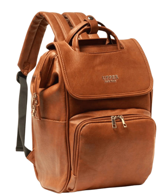 Large Capacity Multifunctional Shoulder PU Backpack by Josla