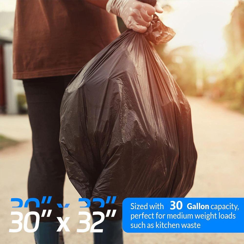 45 Extra-thick, Leak-proof Garbage Bags, Suitable For Home, Commercial, And Various Other Uses. A Great Helper For Home Cleaning. by Josla