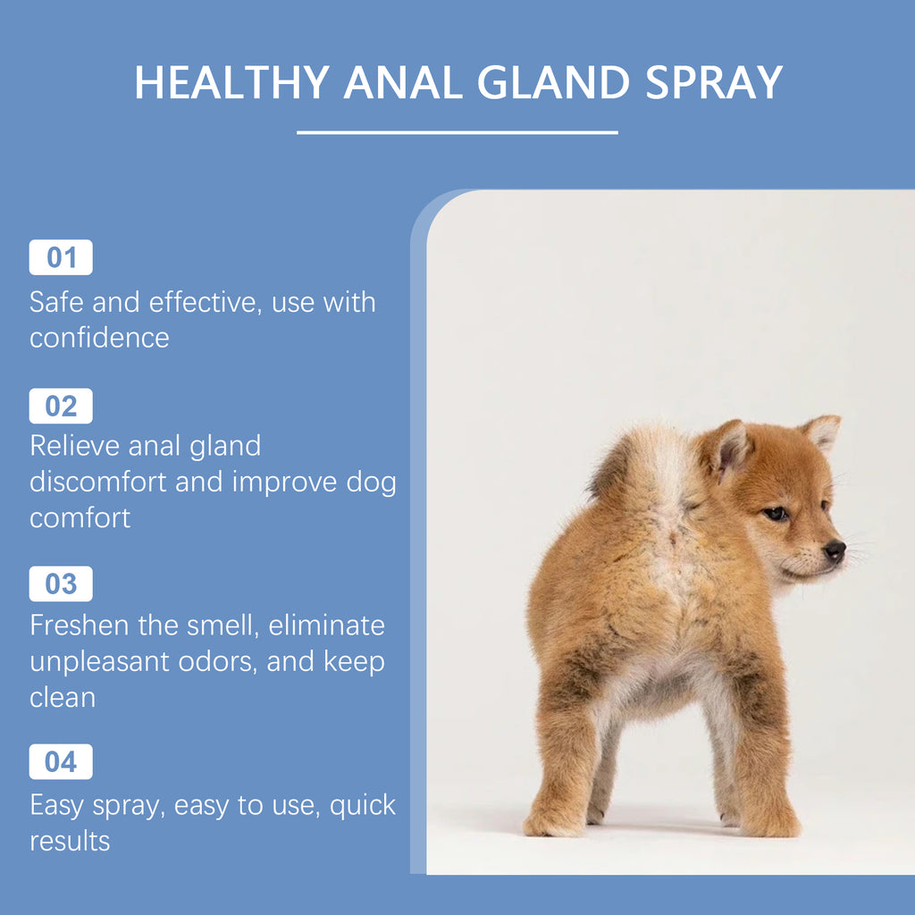 Healthy Gland Spray For Dogs, Dog Gland Care Spray For Infection Prevention, Reduce Itching Swelling & Bad Odor, Pet Gland Relief Spray For All Breeds & Ages by Josla