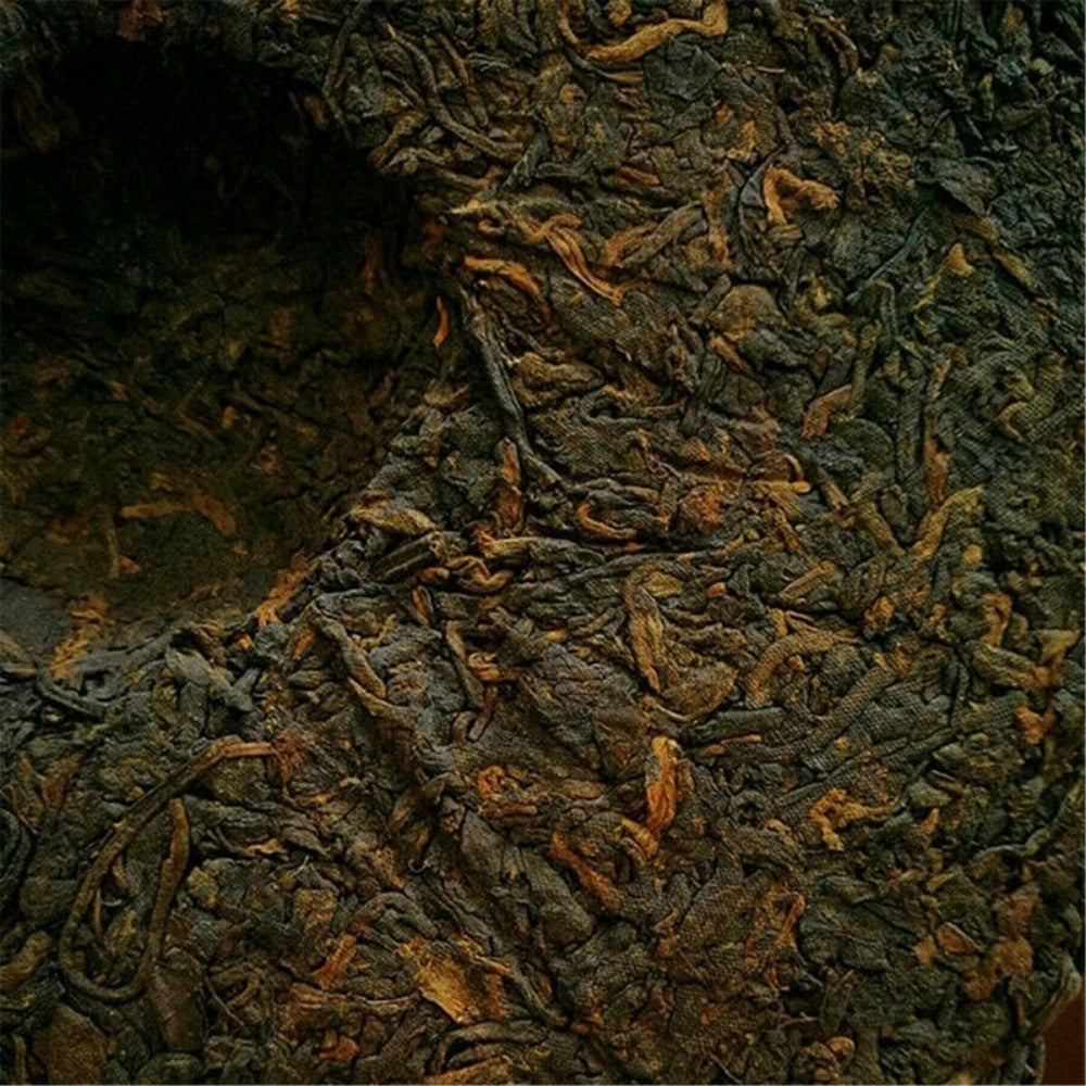 357g Aged Raw Pu-erh Tea Cake Yunnan Ancient Tree, Traditional Chinese Puer Tea by Josla