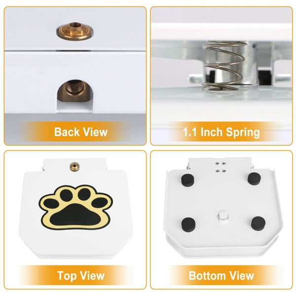 Dog Water Fountain Outdoor,No Electricity Step-On Activated Pet Sprinkler,Paw-Controlled Drinking Dispenser For Large & Small Dogs,Automatic Waterer For Yard, Garden, Lawn by Josla
