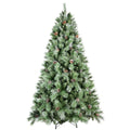 Artificial 5ft Green Christmas Tree With 694PVC Hard Needle Mixed Branch Tips by Josla