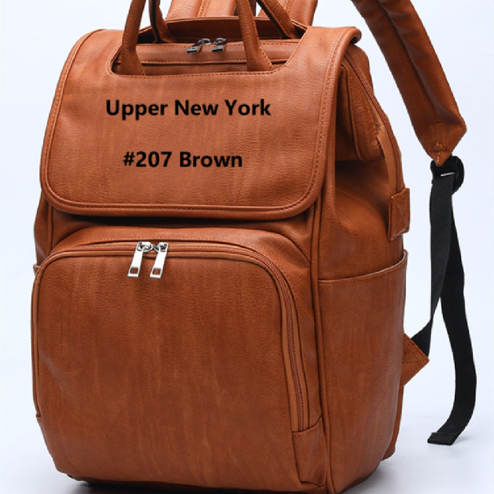 Large Capacity Multifunctional Shoulder PU Backpack by Josla