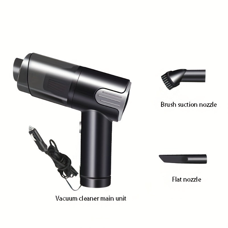 Wired Red Silver Car Vacuum Cleaner Home Handheld Mini Desktop Vacuum Cleaner Portable by Josla