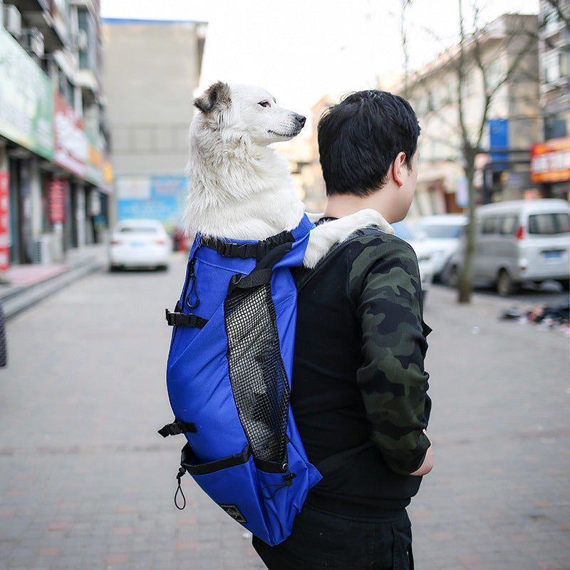 Pet Dog Carrier Bag Carrier For Dogs Backpack Out Double Shoulder Portable Travel Backpack Outdoor Dog Carrier Bag Travel by Josla