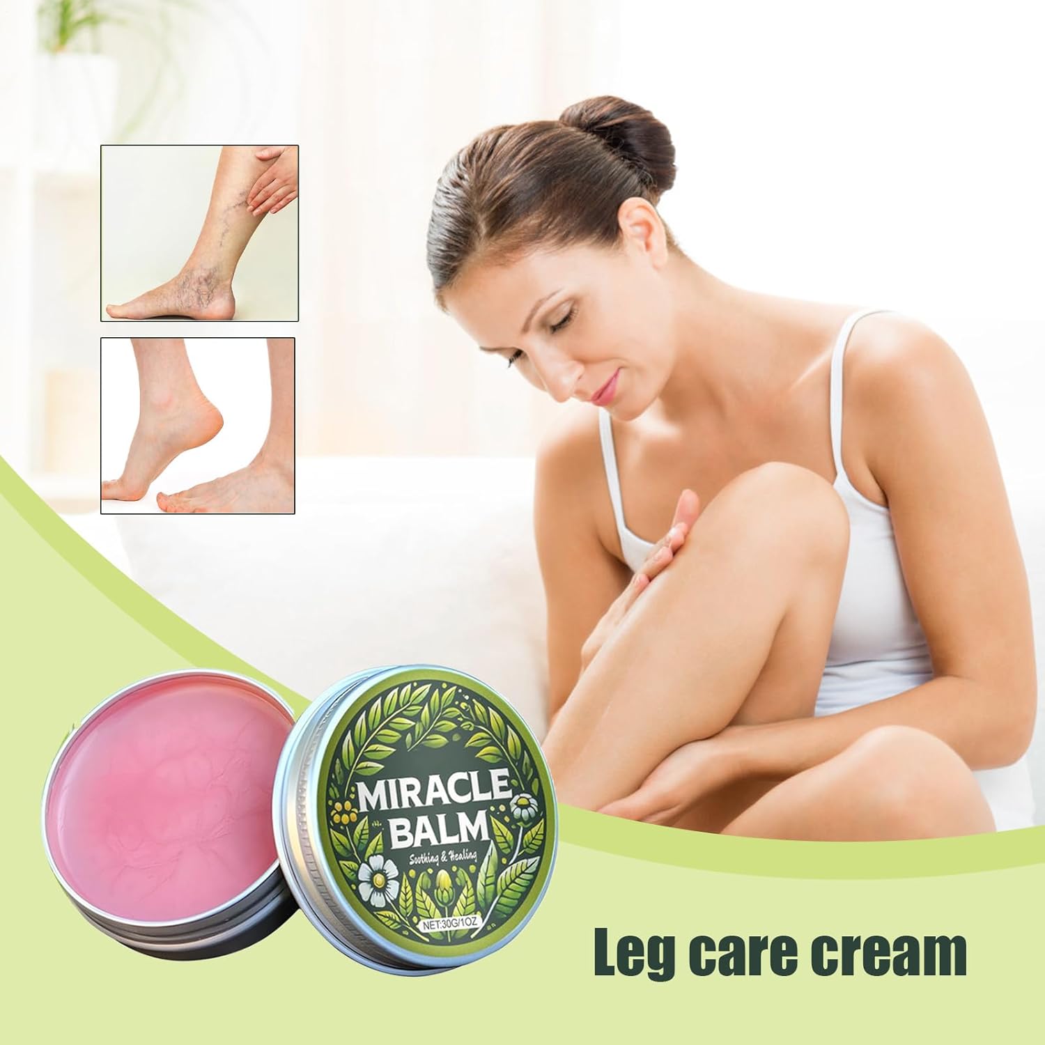 2pcs Soothing Joint Cream, Soothing Cream For Back, Hands And Feet, Natural Ingredients, Non Sticky Cream For Fast Absorption by Josla