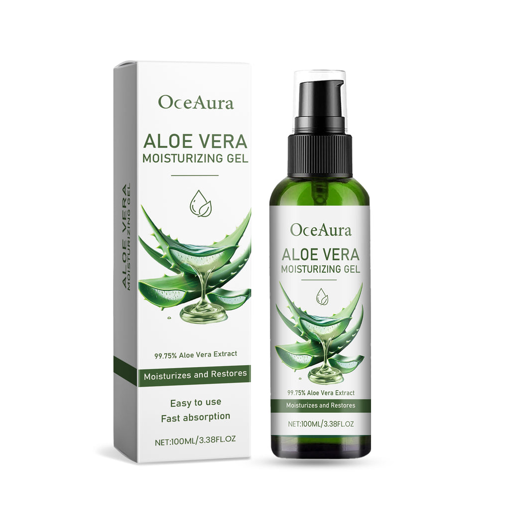 OceAura Aloe Vera Moisturizing Gel Gently Nourishes Facial Skin, Moisturizing And Refreshing Aloe Vera Gel by Josla