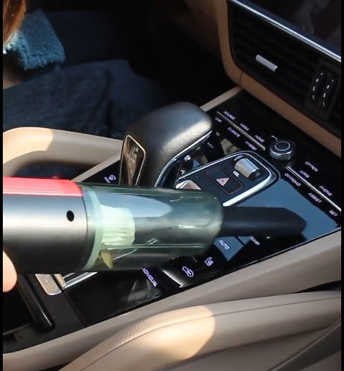 Wired Silver Red Car Vacuum Cleaner Car With Strong Suction Handheld Vacuum Cleaner Small Mini Rechargeable Home Vacuum Cleaner by Josla
