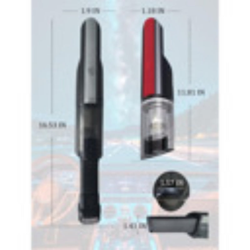 Wireless Red Car Vacuum Cleaner Wireless Car With Strong Suction Handheld Vacuum Cleaner Small Mini Rechargeable Home Vacuum Cleaner by Josla