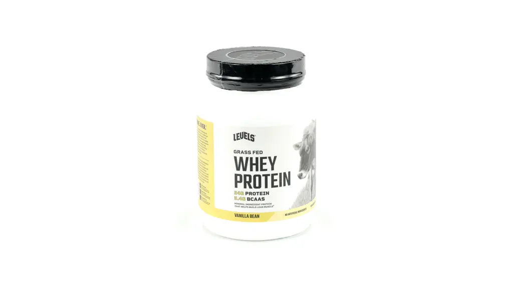 Levels Grass Fed Whey Protein Powder, No Artificials, 24G of Protein, Vanilla Bean, 1.48LB by Josla Marketplace