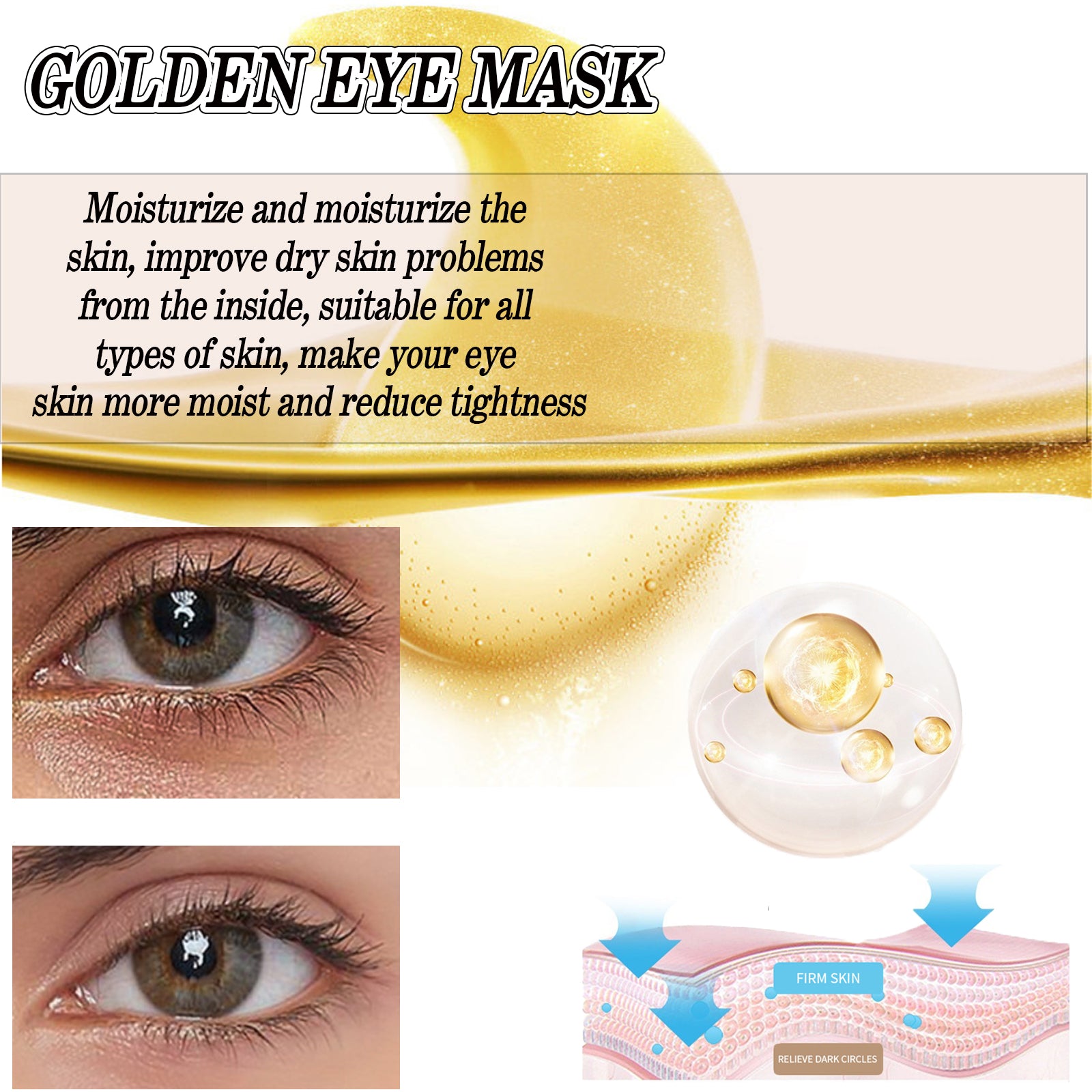 EELHOE Firming Eye Mask, Moisturizing Eye Mask For Skin Moisturizing, Hydrating And Reducing Fine Lines by Josla