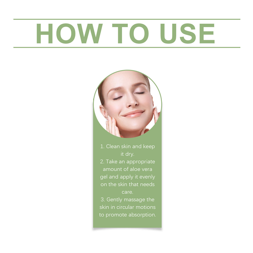 OceAura Aloe Vera Moisturizing Gel Gently Nourishes Facial Skin, Moisturizing And Refreshing Aloe Vera Gel by Josla