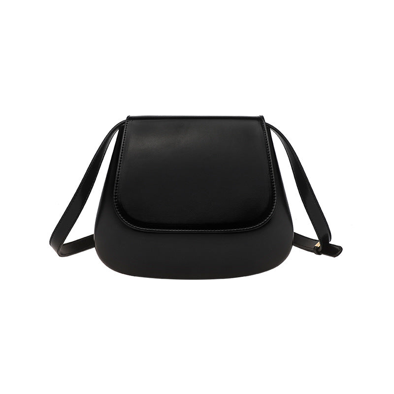Crossbody Bag Vegan Leather Women Retro Small Saddle Satchel Shoulder Bag With Long Adjustable Strap by Josla